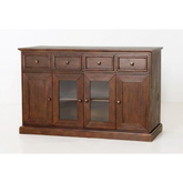 The Attic Francisco Solid Wood Sideboard Honey